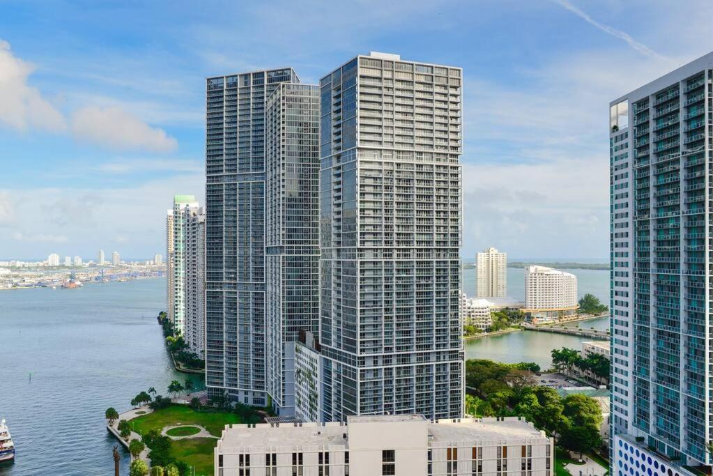 Wonderful 2 Bedroom Apt With Ocean Views At Icon Brickell Miami Buitenkant foto