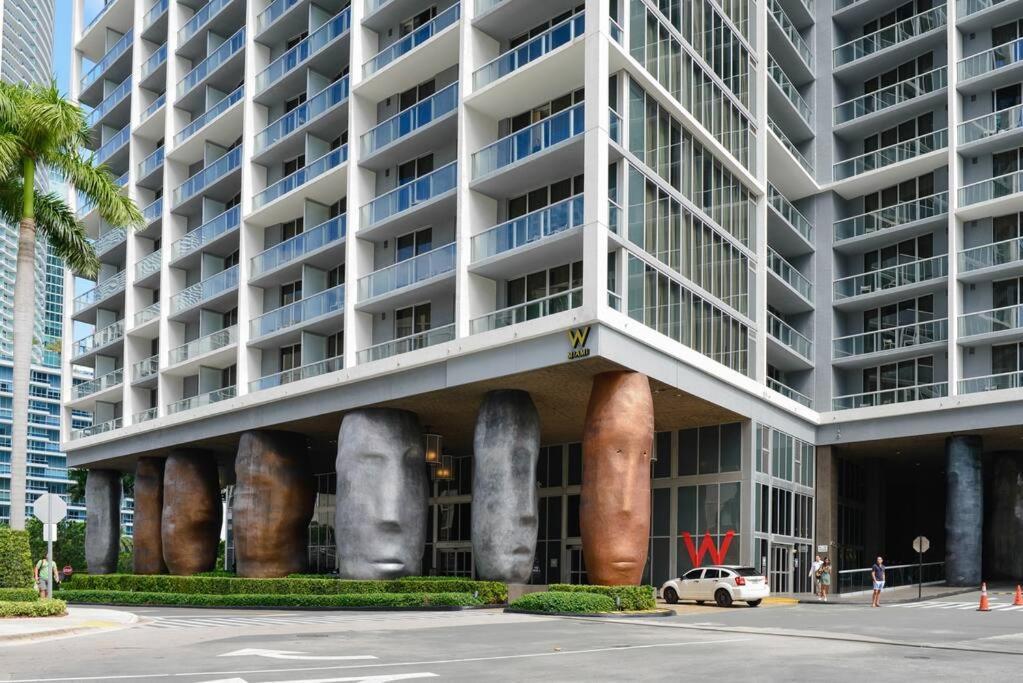 Wonderful 2 Bedroom Apt With Ocean Views At Icon Brickell Miami Buitenkant foto